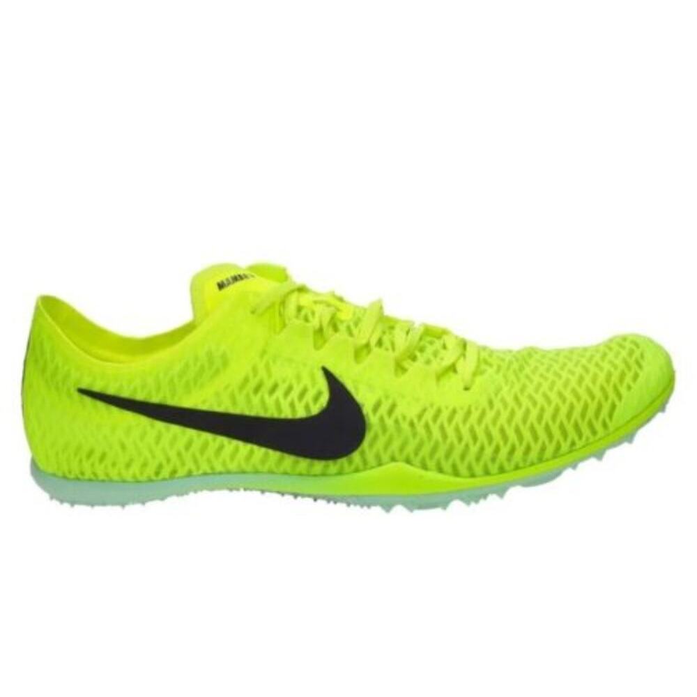 NEW Nike Zoom Mamba V Track Running Shoes Volt Black DR9945-700 Men Sz 11.5